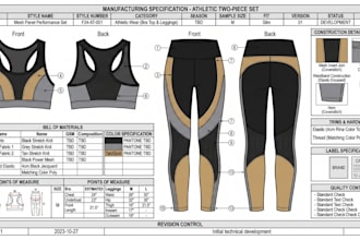 design activewear tech pack clothing, y2k clothing design, leggings, sport bras