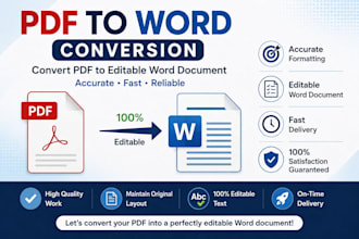 convert pdf to editable word document