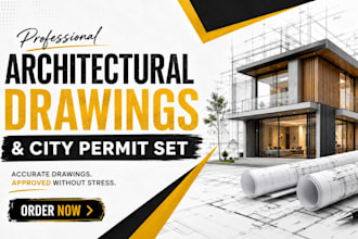 blueprint architectural 2d floor plan sta house, adu garage mp city permit