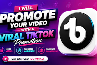 promote your video with a viral tiktok promotion