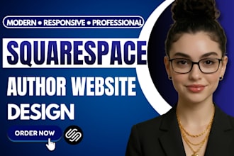do modern indie book author website ebook blogger landing page
