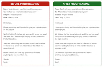 proofread and correct your english document