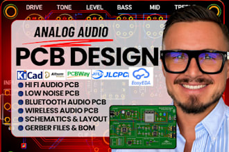 design low noise analog audio pcb bluetooth audio pcb schematics and pcb layout