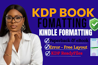professionally format your fiction or nonfiction ebook