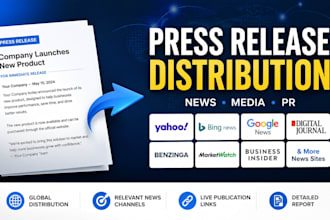 publish press release distribution submit pr distribution to news media outlet