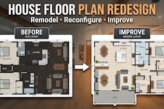 remodel and redesign your existing house floor plan
