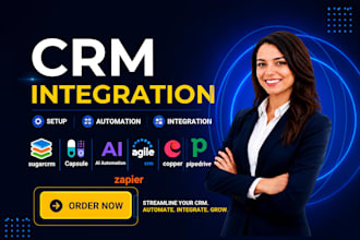 do sugarcrm capsule ai automation agile copper crm pipedrive zapier integration