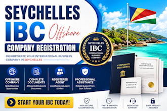 register your seychelles ibc offshore company and provide corporate documents
