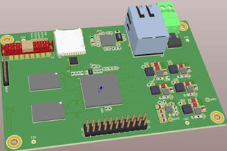 design embedded circuit boards, pcb layout, multilayer pcb and schematics