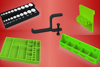 design functional 3d printable parts, organizers and holders stl files