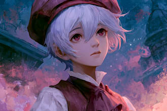 draw anime or manga style portrait