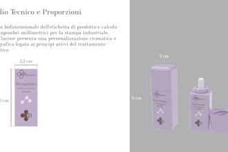 design cosmetic packaging and technical vector dielines