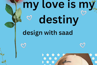 design a professional book cover for you book