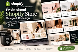 design a high converting shopify store