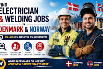 find electrician and welding jobs in denmark and norway