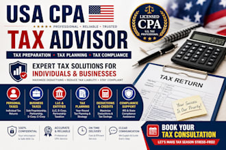 be your US CPA tax advisor for personal and business taxes