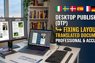 fix the layout and formatting of your translated documents