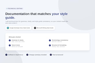 edit your technical docs for style guide consistency