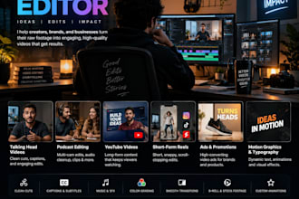 edit engaging reels and youtube videos