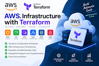 build and automate AWS infrastructure using terraform
