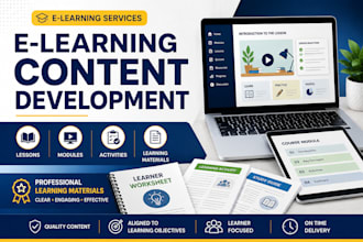 create professional educational content for your learners