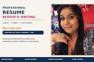 professionally review and rewrite your resume for career success