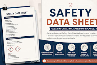 do material safety data sheet or safety data sheet for your cosmetic productes