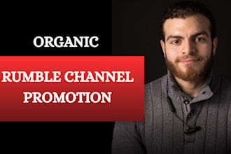 promote your rumble channel and increase views and followers