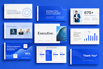 design executive board presentation investor update for company presentation