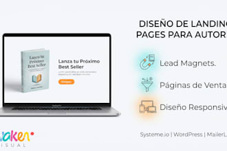 design a high converting book launch landing page
