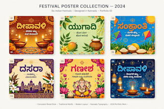 create  kannada  festival  poster  and  instagram  design