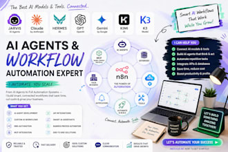 jarvis ai agents claude code hermes ai gpt gemini kimi k3 n8n mcp ai workflow