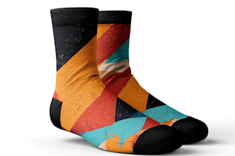 design custom and unique socks design
