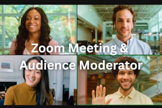 attend your zoom meeting with enough participant moderate zoom and cohost webcam