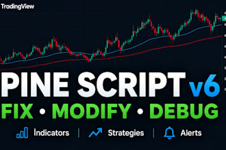 fix or modify your tradingview pine script indicator or strategy