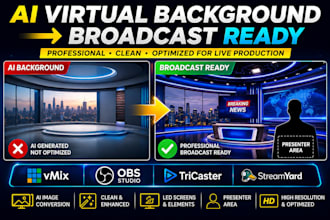 convert your ai virtual background for vmix obs tricaster streamyard