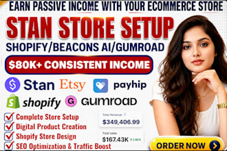 stan store setup gumraod payhip beacons ai etsy SEO stan store email marketing