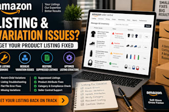 fix amazon listing suppression and variation issues for your product listing