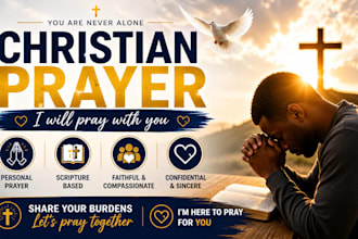 be your christian prayer partner and stand in the gap for you
