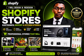 design redesign shopify electrnics shopify groceries shopify kitchen stores