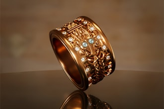 create professional 3d jewelry cad design, modeling and rendering