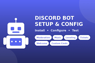 install and configure discord bots for your server