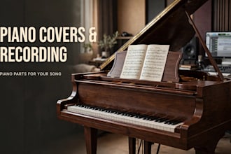 record piano covers and piano parts for your song