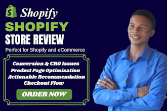 review shopify store product homepage audit ecommerce cro to boost conversions