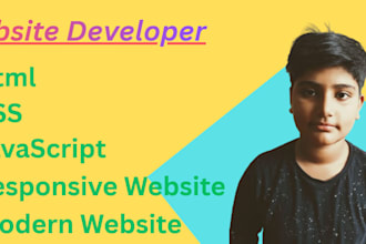 create a incredible website development which is  responsive