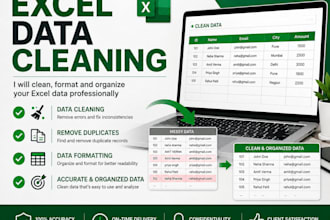 clean and format your excel data