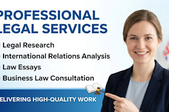 do legal research, international relations, law,essay and business law