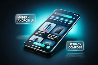 develop professional android app using kotlin and jetpack compose