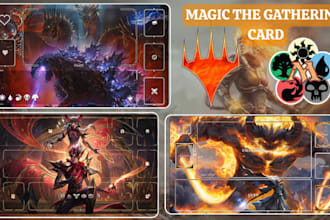 do custom tcg playmat, anime, pokemon, yugioh, gundam playmat from deck, ideas