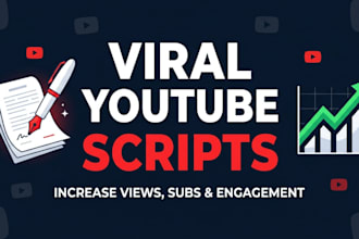 write viral youtube video scripts for faceless channels